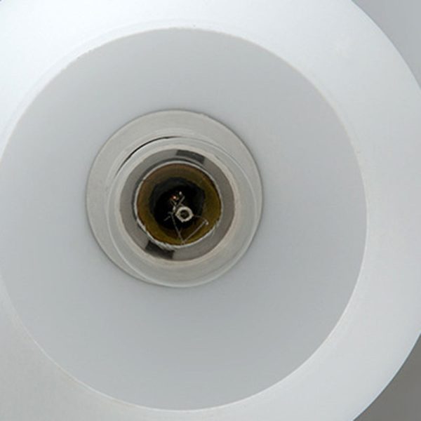 Contemporary Scandinavian Glass Iron Circular Floral Bud 4/6 Lights Semi-Flush Mount Ceiling Light For Bedroom And Living Room - Image 8