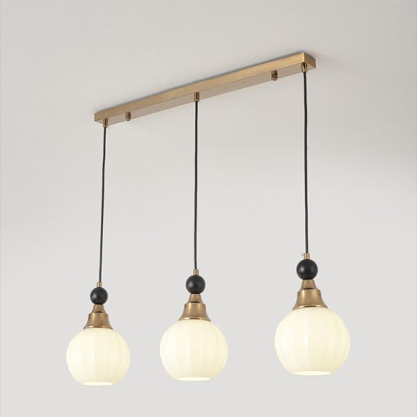 Traditional Chinese Glass Solid Wood Iron Copper Branching Round Curved 3/6/8-Light Chandelier For Bedroom & Living Room - Image 21