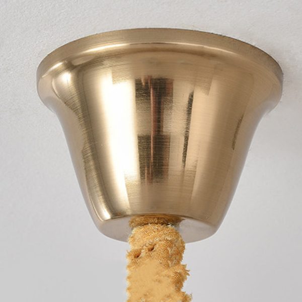 Traditional Chinese Glass Solid Wood Iron Copper Branching Round Curved 3/6/8-Light Chandelier For Bedroom & Living Room - Image 10