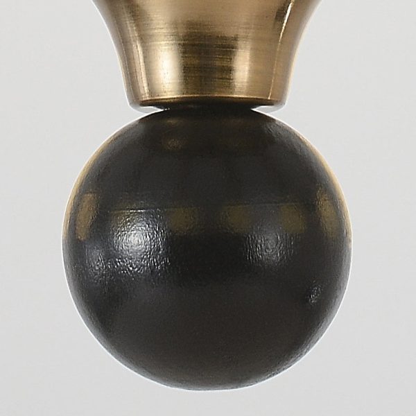 Traditional Chinese Glass Solid Wood Iron Copper Branching Round Curved 3/6/8-Light Chandelier For Bedroom & Living Room - Image 12