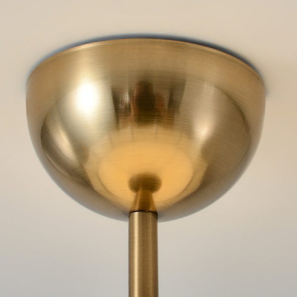 Traditional Chinese Solid Wood Fabric Iron Pumpkin Round 4/5-Light Semi-Flush Mount Ceiling Light For Bedroom & Living Room - Image 12