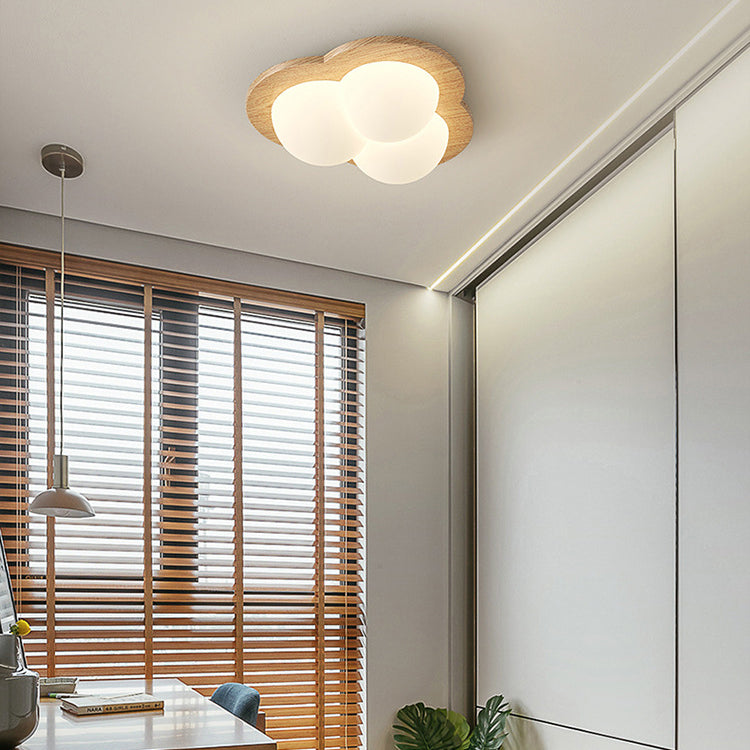 BS-Lighting-AW02193-12.jpg Traditional Chinese PE Rubberwood Heart Star Wave LED Flush Mount Ceiling Light For Bedroom - Image 1