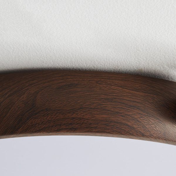 Traditional Chinese Acrylic Iron Globe-Shaped Round LED Flush Mount Ceiling Light For Bedroom - Image 9