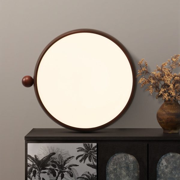 Traditional Chinese Acrylic Iron Globe-Shaped Round LED Flush Mount Ceiling Light For Bedroom - Image 12