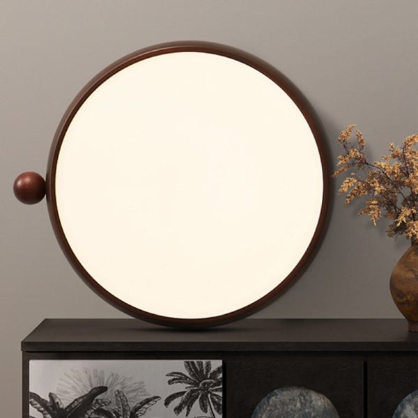 Traditional Chinese Acrylic Iron Globe-Shaped Round LED Flush Mount Ceiling Light For Bedroom - Image 13