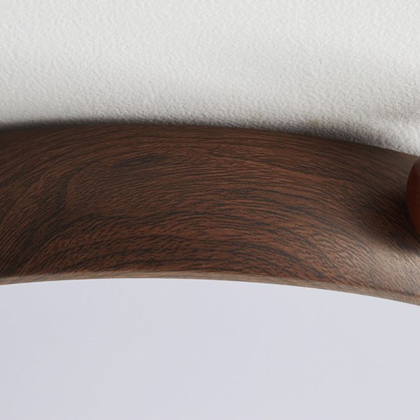 Traditional Chinese Acrylic Iron Globe-Shaped Round LED Flush Mount Ceiling Light For Bedroom - Image 10