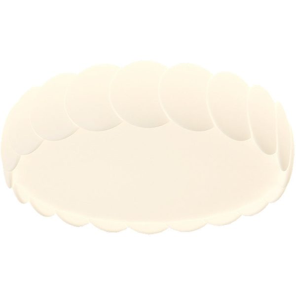 Modern Minimalist Iron PE Wavy Round LED Flush Mount Ceiling Light For Bedroom - Image 18