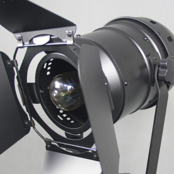 Contemporary Creative Camera Iron Wood 1 - Light Standing Floor Lamp For Living Room - Image 5