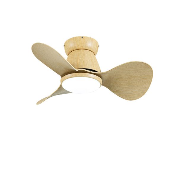Contemporary Nordic Three Fan Blades Hardware Plastic Acrylic LED Downrods Ceiling Fan Light For Living Room - Image 11