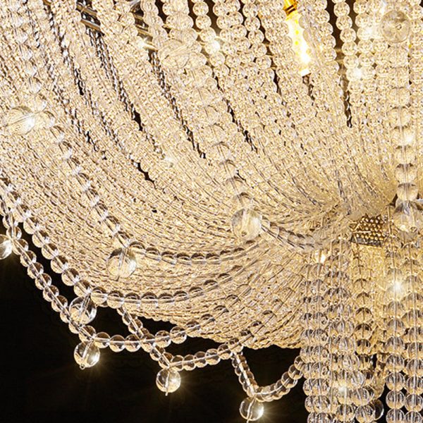 Modern Luxury Semicircle Butterflies Crystal Glass Hardware 4/6 - Light Chandelier For Dining Room - Image 6