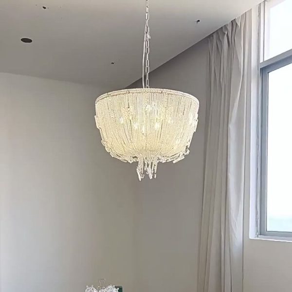 Modern Luxury Semicircle Butterflies Crystal Glass Hardware 4/6 - Light Chandelier For Dining Room - Image 7
