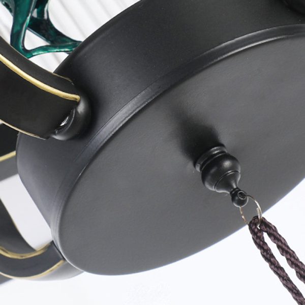 Traditional Chinese Dome Deer Round Rectangle Crystal Iron 4/6/8/10 - Light Chandelier For Dining Room - Image 9