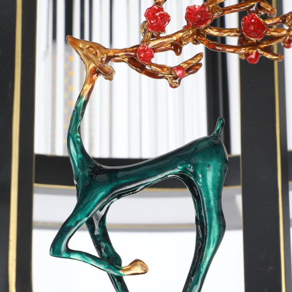 Traditional Chinese Dome Deer Round Rectangle Crystal Iron 4/6/8/10 - Light Chandelier For Dining Room - Image 12