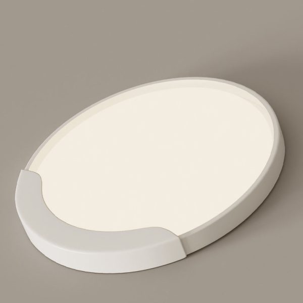 Modern Minimalist Round Splicing LLDPE Hardware LED Flush Mount Ceiling Light For Bedroom - Image 6