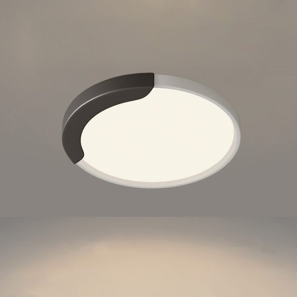Modern Minimalist Round Splicing LLDPE Hardware LED Flush Mount Ceiling Light For Bedroom - Image 22