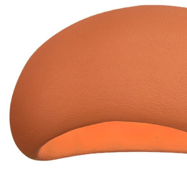 Contemporary Nordic Oval Arch High Density Polystyrene 1-Light Pendant Light For Living Room - Image 9