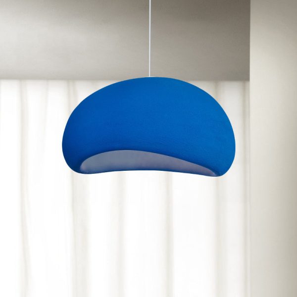 Contemporary Nordic Oval Arch High Density Polystyrene 1-Light Pendant Light For Living Room - Image 11