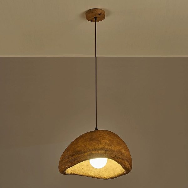 Contemporary Vintage Irregular Round Clouds Iron Resin 1-Light Pendant Light For Living Room - Image 19