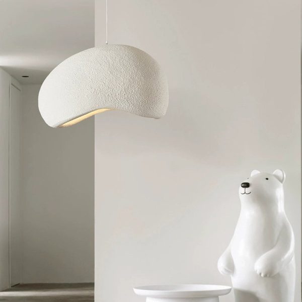 Contemporary Vintage Irregular Round Clouds Iron Resin 1-Light Pendant Light For Living Room - Image 3