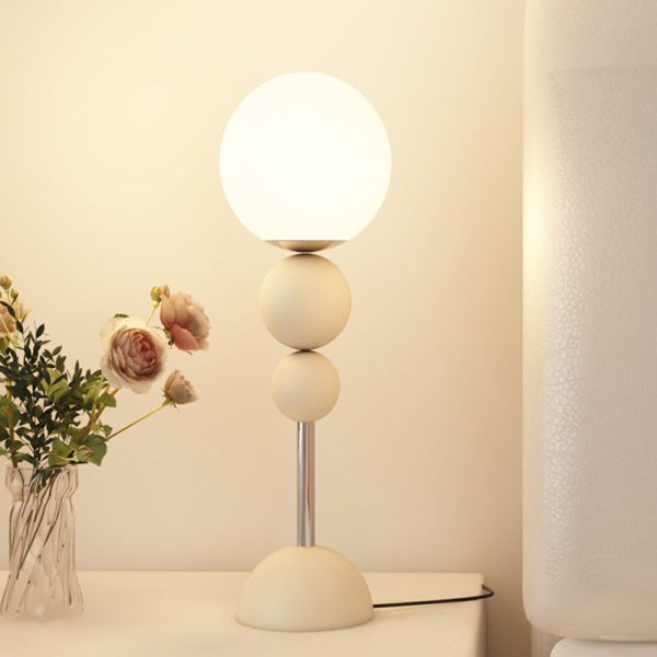 Modern Minimalist Multi Orb Iron Plastic 1-Light Table Lamp For Bedroom - Image 10