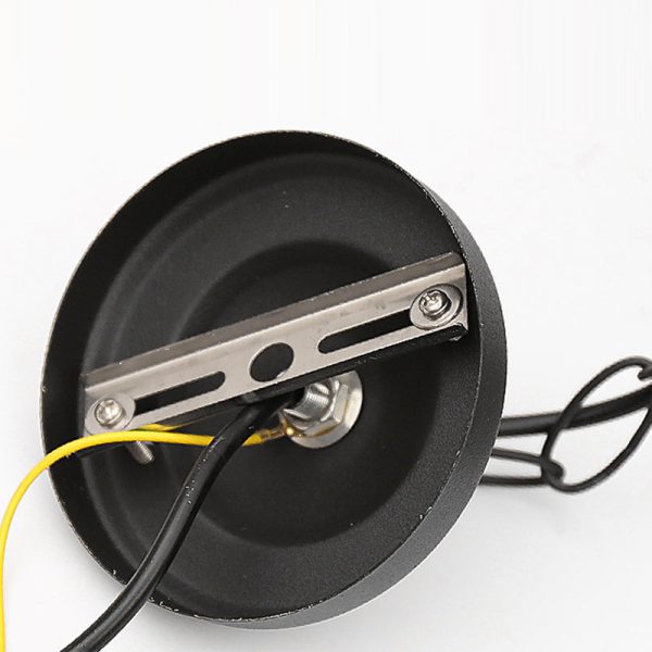 Modern Minimalist Waterproof Rectangular Aluminum Glass 1-Light Pendant Light For Outdoor Patio - Image 5