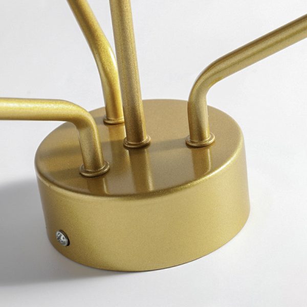 Contemporary Creative Branch Globe Round Piece Metal Glass Acrylic 4/6/8 Light Flush Mount Ceiling Light For Bedroom - Image 9