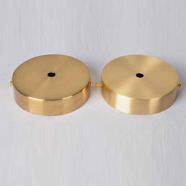 Contemporary Nordic Round Flower Glass Shade Iron Brass 1-Light Pendant Light For Living Room - Image 12