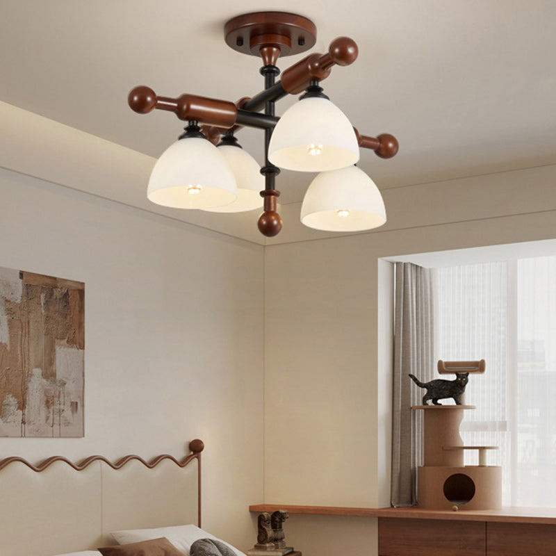 BS-Lighting-LC04236-9-2530c7df-6acb-40d5-a468-5c2e319fc0dd.jpg Traditional French Branch Round Bowl Lid Shape Hardware Wood Glass 4/6/8 Semi-Flush Mount Ceiling Light For Living Room - Image 1