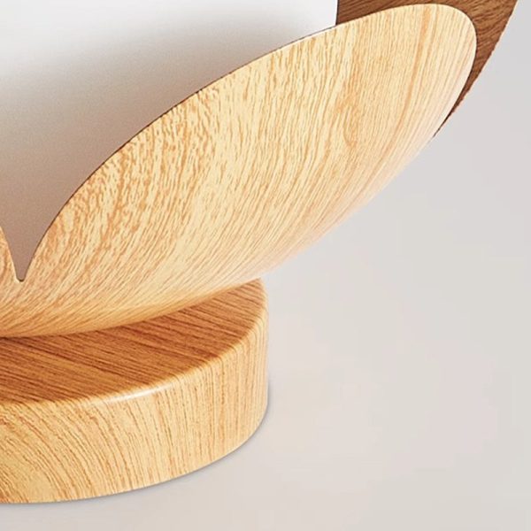 Traditional Japanese Globe Iron Glass 1-Light Semi-Flush Mount Ceiling Light For Living Room - Image 5