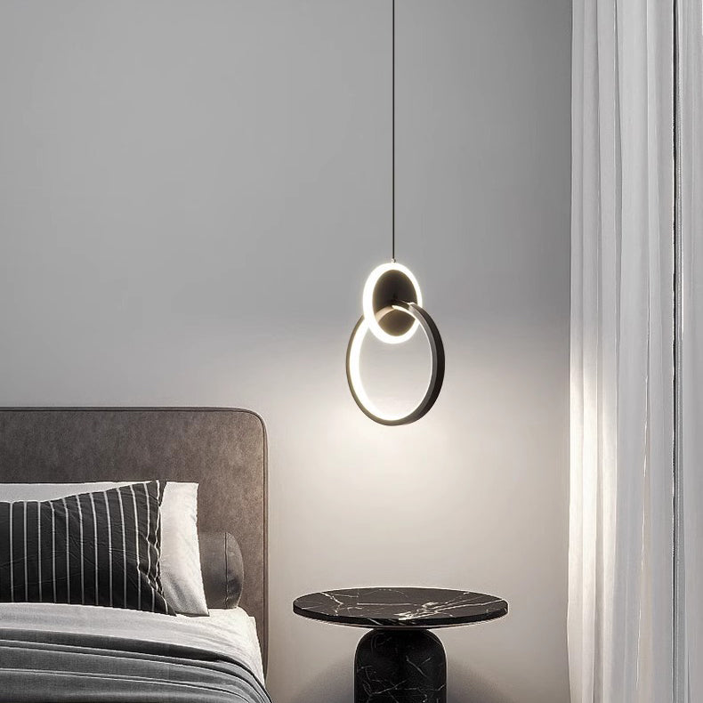 BS-Lighting-LI00474-9-99e4a0d4-a543-4b25-9aa4-d36e8d6e21b2.jpg Modern Luxury Oval Round Iron Silicone Acrylic LED Pendant Light For Living Room - Image 1