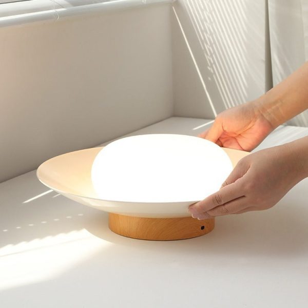 Traditional Japanese Round Iron Acrylic LED Semi-Flush Mount Ceiling Light For Living Room - Image 9