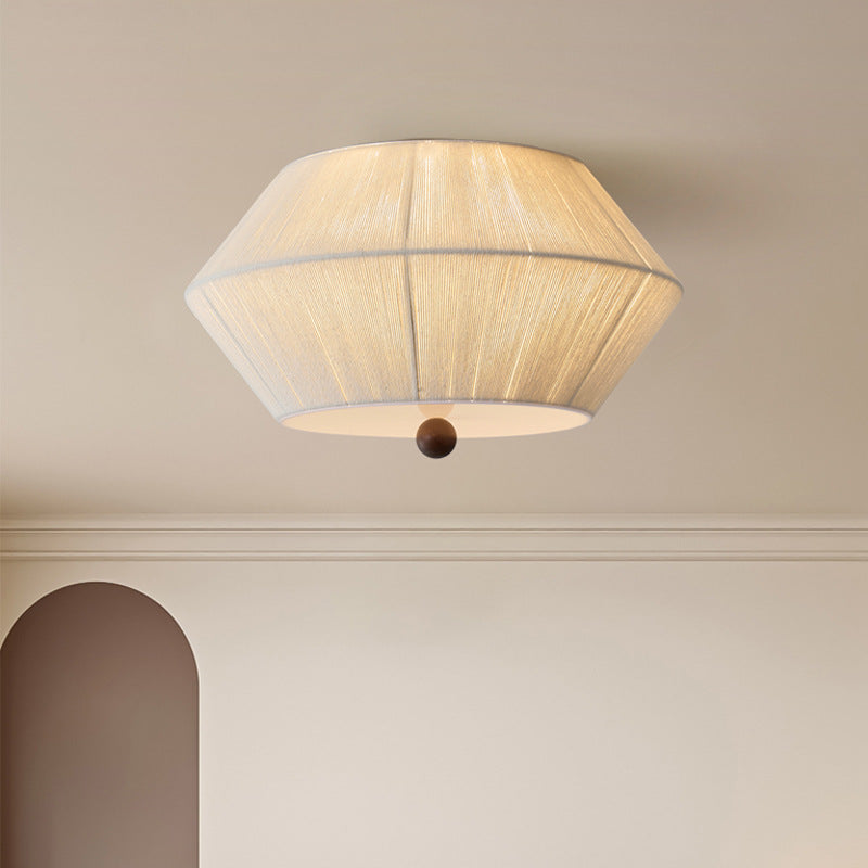 BS-Lighting-LI00692-6-014fcb1e-1b99-4797-a6b0-18ae37b13ef6.jpg Traditional French Flying Saucer Shape Hemp Rope Wood 3-Light Flush Mount Ceiling Light For Living Room - Image 1