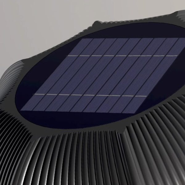 Contemporary Simplicity Solar Waterproof Hardware PE LED Outdoor Standing Floor Lamp For Garden - Image 6