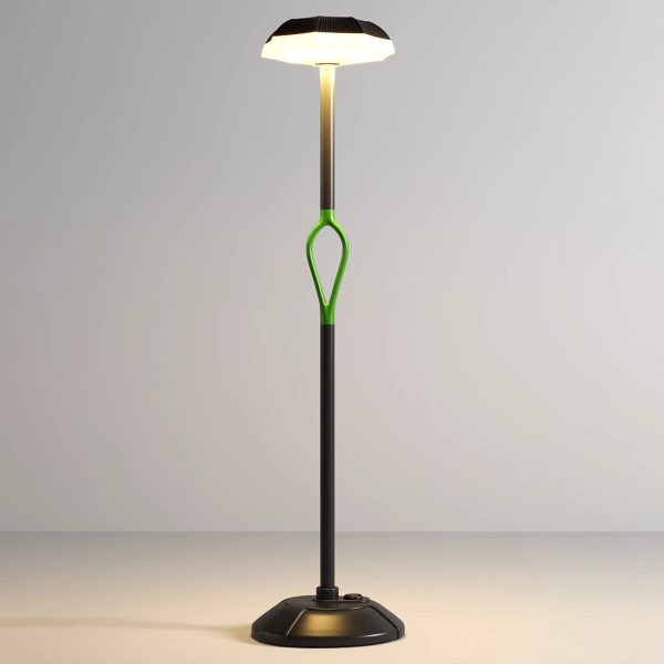 Contemporary Simplicity Solar Waterproof Hardware PE LED Outdoor Standing Floor Lamp For Garden - Image 13