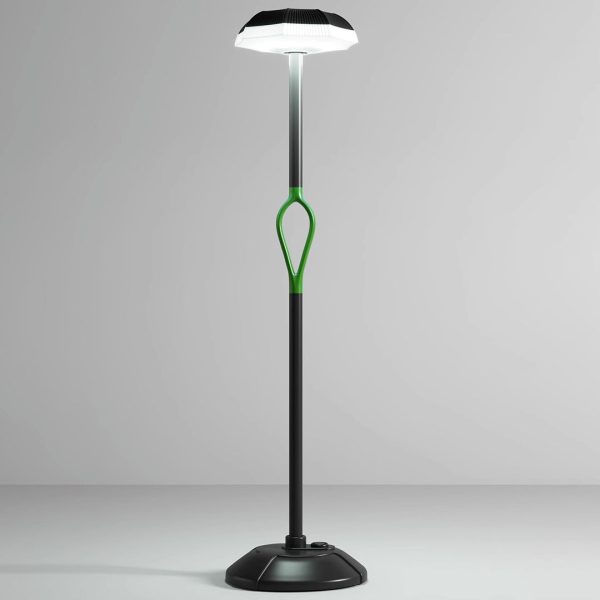 Contemporary Simplicity Solar Waterproof Hardware PE LED Outdoor Standing Floor Lamp For Garden - Image 14