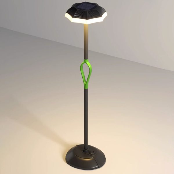 Contemporary Simplicity Solar Waterproof Hardware PE LED Outdoor Standing Floor Lamp For Garden - Image 12