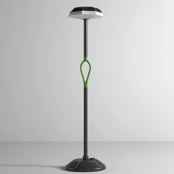 Contemporary Simplicity Solar Waterproof Hardware PE LED Outdoor Standing Floor Lamp For Garden - Image 15