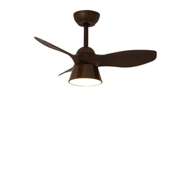 Modern Minimalist Round Acrylic Shade PVC Fan LED Downrods Ceiling Fan Light For Bedroom - Image 12