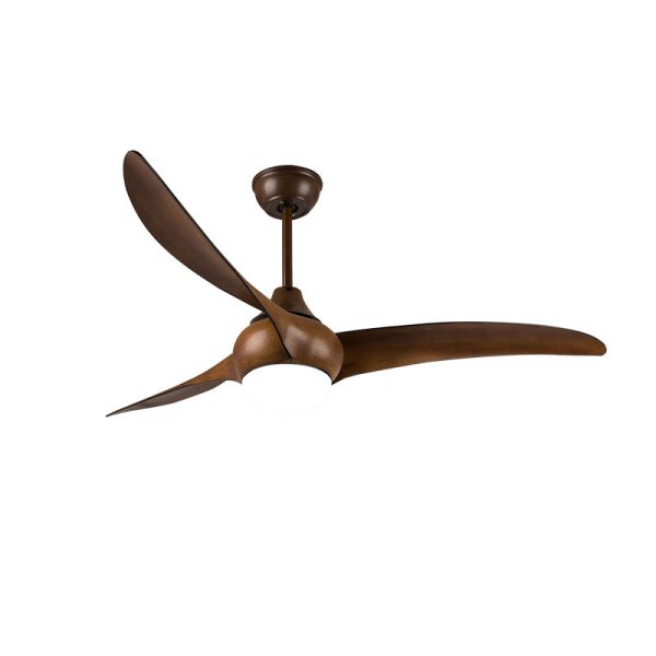 Contemporary Retro ABS Fan Blade Acrylic Shade LED Downrods Ceiling Fan Light For Living Room - Image 11