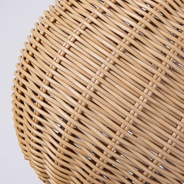 Contemporary Creative Waterproof Gourd Peanut Shape Rattan Stainless Steel 1-Light Pendant Light For Outdoor - Image 7