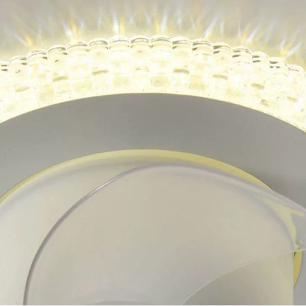 Contemporary Creative Cloud Shape ABS Iron LED Flush Mount Ceiling Fan Light For Bedroom - Image 6