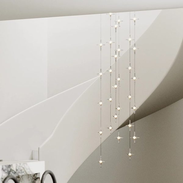 Modern Simplicity Cone Metal Crystal LED Pendant Light For Bedroom - Image 8