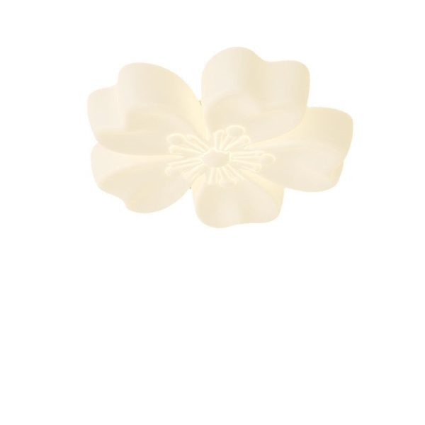 Modern Simplicity Flower Metal Acrylic LED Semi-Flush Mount Ceiling Light For Bedroom - Image 24