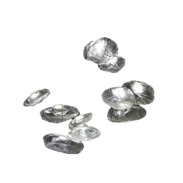 Contemporary Scandinavian Irregular Half Round Glass Hardware 1-Light Pendant Light For Living Room - Image 11