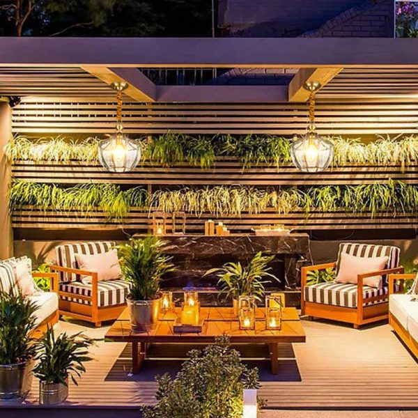 Modern Mid-century Waterproof Copper Glass Cage Rhombic Cylinder 1/3/4 Light Chandeliers For Outdoor Patio - Image 26