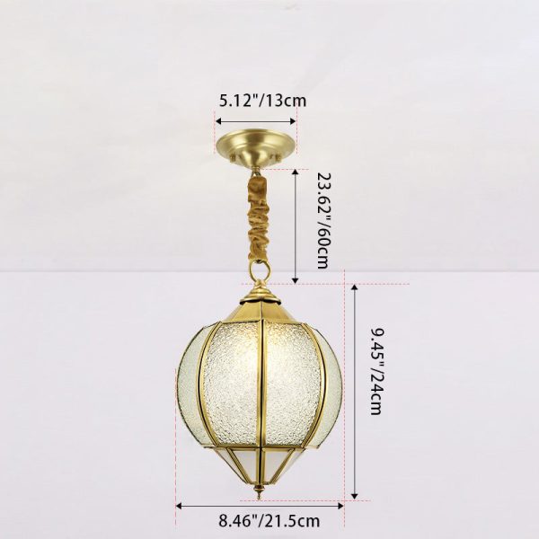 Modern Mid-century Waterproof Copper Glass Cage Rhombic Cylinder 1/3/4 Light Chandeliers For Outdoor Patio - Image 10