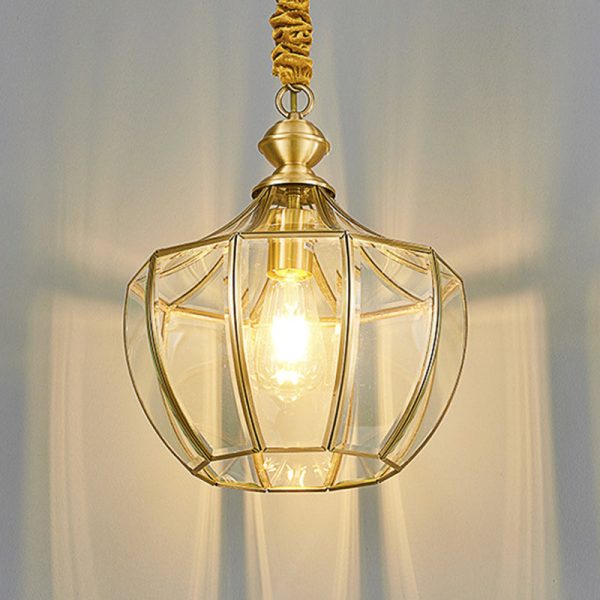 Modern Mid-century Waterproof Copper Glass Cage Rhombic Cylinder 1/3/4 Light Chandeliers For Outdoor Patio - Image 34