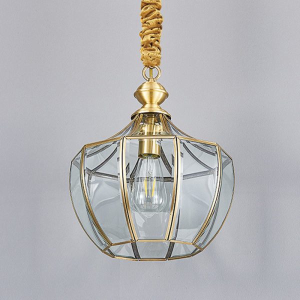 Modern Mid-century Waterproof Copper Glass Cage Rhombic Cylinder 1/3/4 Light Chandeliers For Outdoor Patio - Image 35