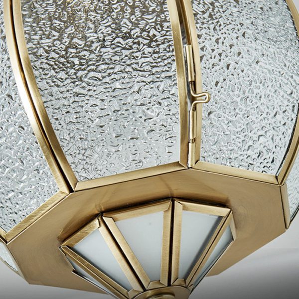 Modern Mid-century Waterproof Copper Glass Cage Rhombic Cylinder 1/3/4 Light Chandeliers For Outdoor Patio - Image 18