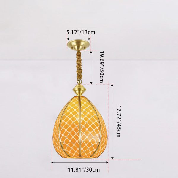 Modern Mid-century Waterproof Copper Glass Cage Rhombic Cylinder 1/3/4 Light Chandeliers For Outdoor Patio - Image 12